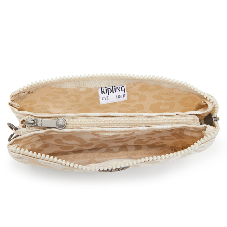 KIPLING Large purse Female White Cheetah J Creativity L  -  I5688-T8J