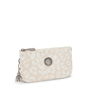 KIPLING Large purse Female White Cheetah J Creativity L