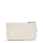 KIPLING Large purse Female White Cheetah J Creativity L