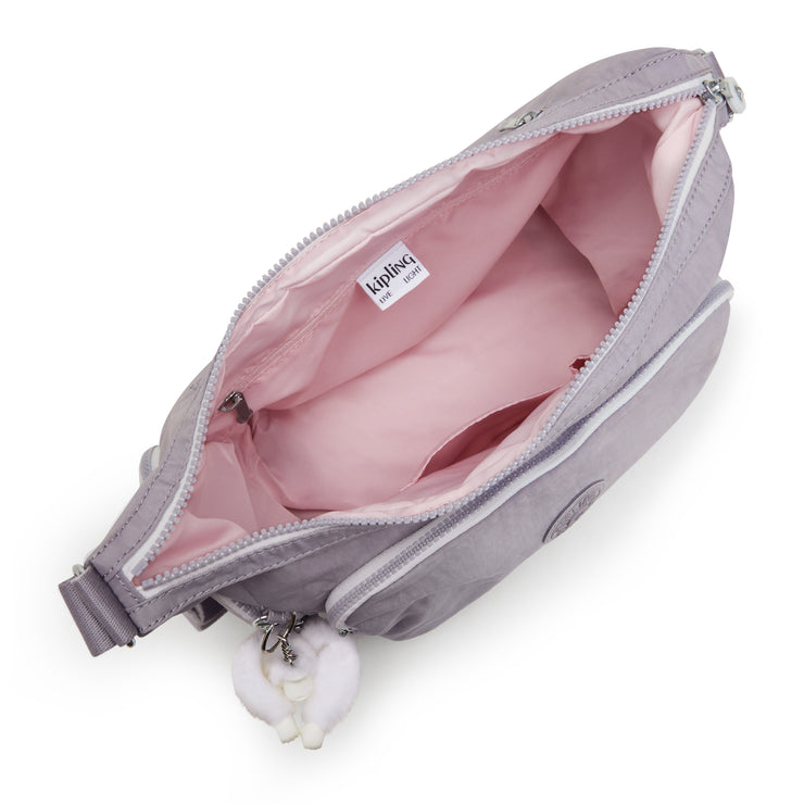 KIPLING Large Crossbody Bag with Adjustable Straps Not used Tender Grey Gabb  -  I5740-1FB