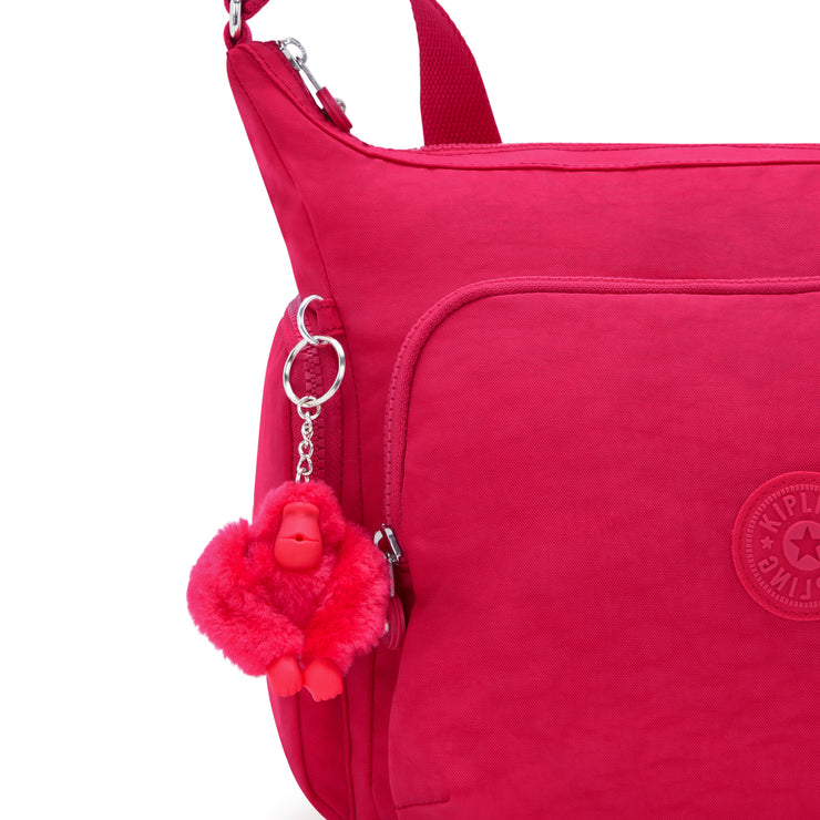 KIPLING Large Crossbody Bag with Adjustable Straps Female Confetti Pink Gabb