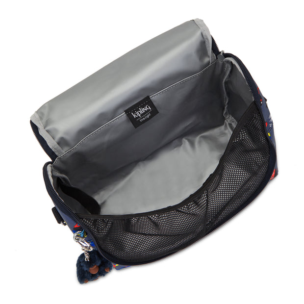 Kipling Large Lunchbox (With Trolley Sleeve) Female Gaming Grey New Kichirou