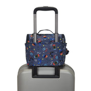 Kipling Large Lunchbox (With Trolley Sleeve) Female Gaming Grey New Kichirou
