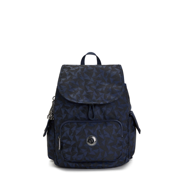 KIPLING Small Backpack Female Endless Navy Jacquard City Pack S