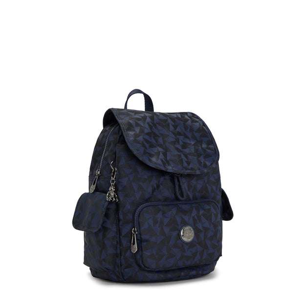 Kipling Small Backpack Female Endless Navy Jacquard City Pack S