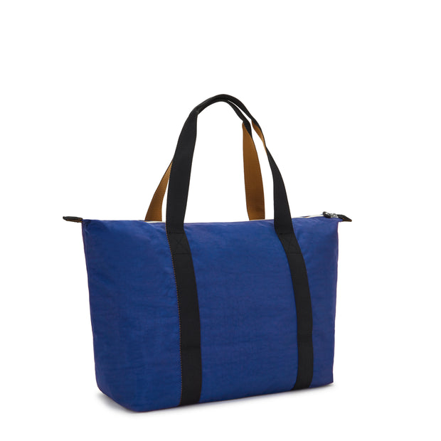 Kipling Large Tote Unisex Deep Sky Blue C Art M Lite