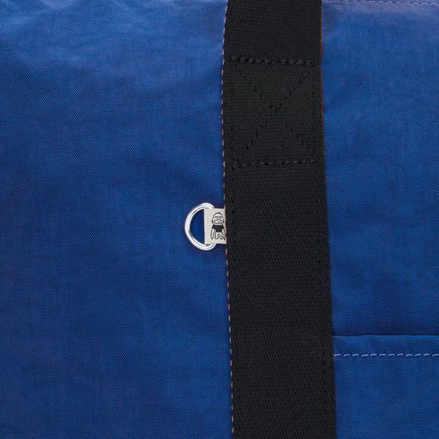 Kipling Large Tote Unisex Deep Sky Blue C Art M Lite