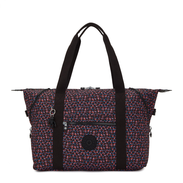 KIPLING Large Tote Female Happy Squares Art M