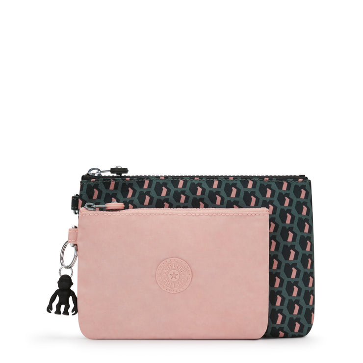 KIPLING 2 Pouches Female 3D K Pink Duo Pouch