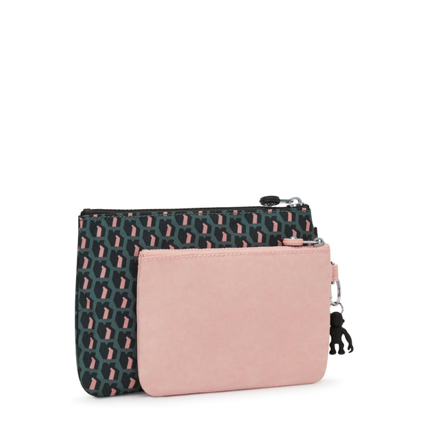 Kipling 2 Pouches Female 3D K Pink Duo Pouch