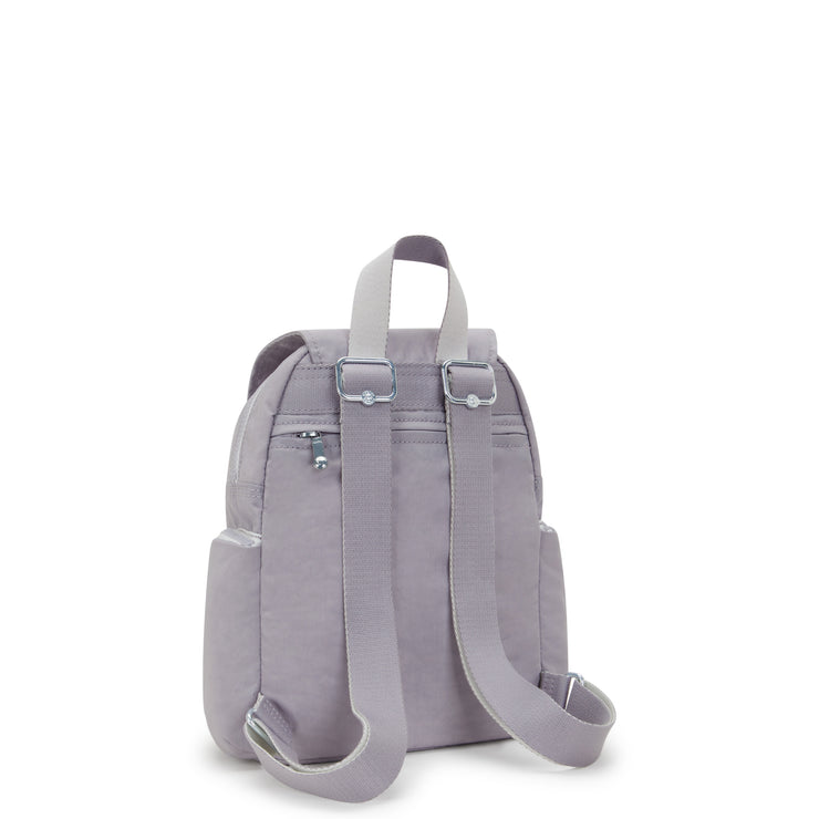 KIPLING Mini Backpack with Adjustable Straps Female Tender Grey City Zip Mini  -  I6046-1FB