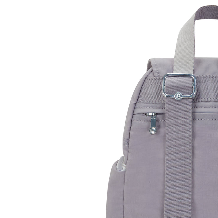 KIPLING Mini Backpack with Adjustable Straps Female Tender Grey City Zip Mini  -  I6046-1FB