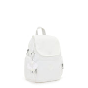 KIPLING Mini Backpack with Adjustable Straps Female Pure Alabaster City Zip Mini