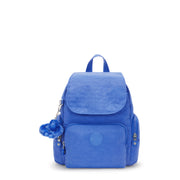 KIPLING Mini Backpack with Adjustable Straps Female Havana Blue City Zip Mini
