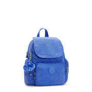 KIPLING Mini Backpack with Adjustable Straps Female Havana Blue City Zip Mini