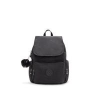 KIPLING Mini Backpack with Adjustable Straps Female Black Noir City Zip Mini