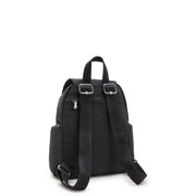 KIPLING Mini Backpack with Adjustable Straps Female Black Noir City Zip Mini