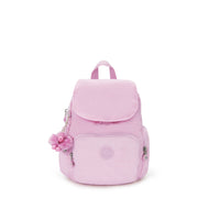 KIPLING Mini Backpack with Adjustable Straps Female Blooming Pink City Zip Mini