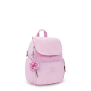 KIPLING Mini Backpack with Adjustable Straps Female Blooming Pink City Zip Mini