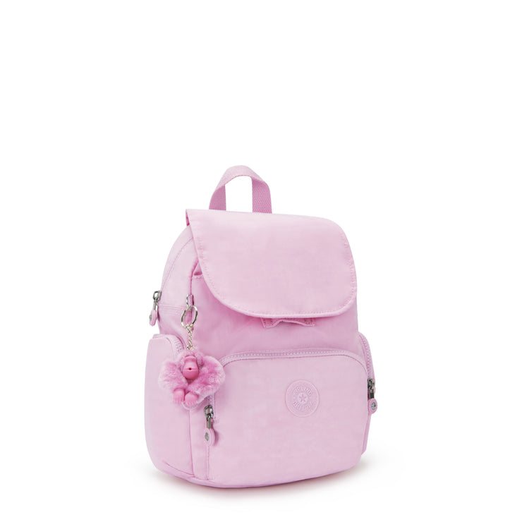 KIPLING Mini Backpack with Adjustable Straps Female Blooming Pink City Zip Mini  -  I6046-R2C