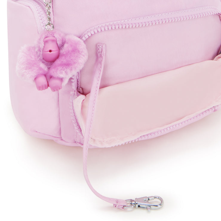 KIPLING Mini Backpack with Adjustable Straps Female Blooming Pink City Zip Mini