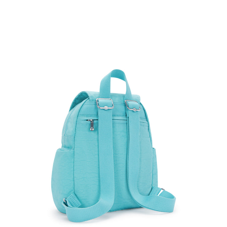 KIPLING Mini Backpack with Adjustable Straps Female Deepest Aqua City Zip Mini