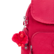 KIPLING Mini Backpack with Adjustable Straps Female Confetti Pink City Zip Mini
