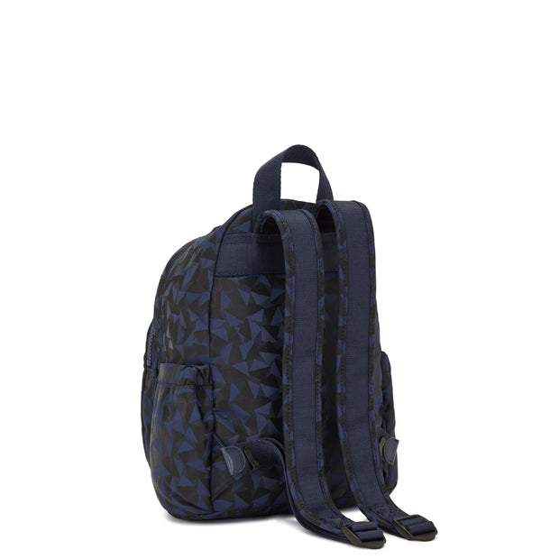 Kipling Small Backpack Female Endless Navy Jacquard Delia Mini