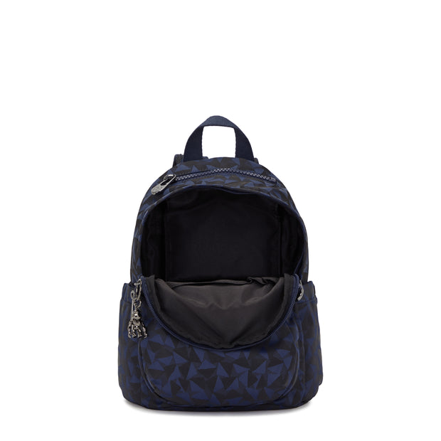 Kipling Small Backpack Female Endless Navy Jacquard Delia Mini
