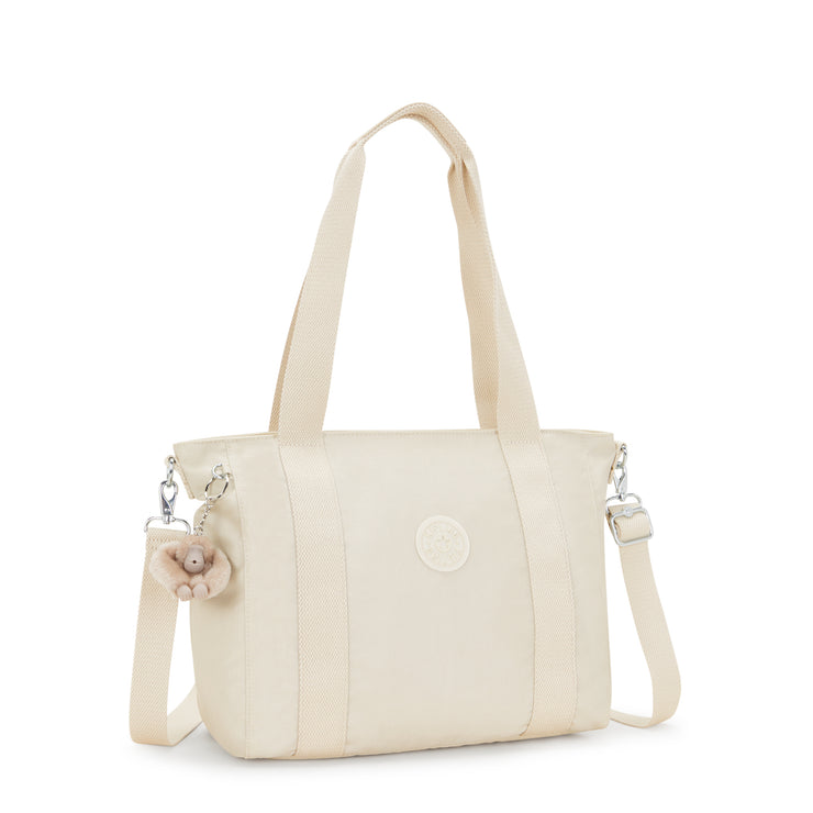 KIPLING Small tote (with removable shoulderstrap) Female Beige Pearl Asseni S