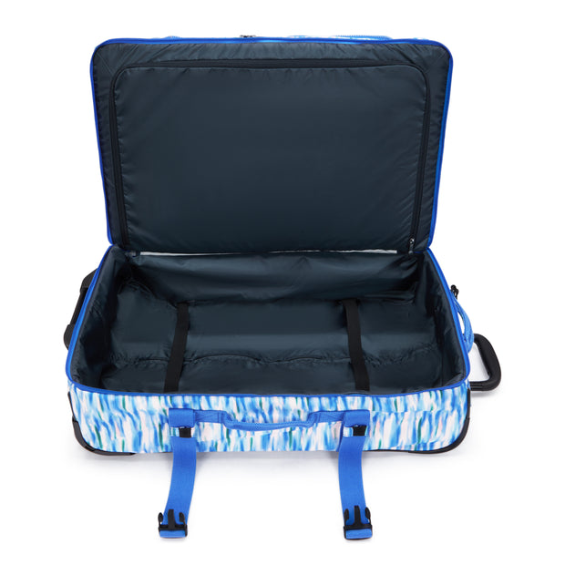 KIPLING edium Wheeled Suitcase with Adjustable Straps Female Diluted Blue Aviana M