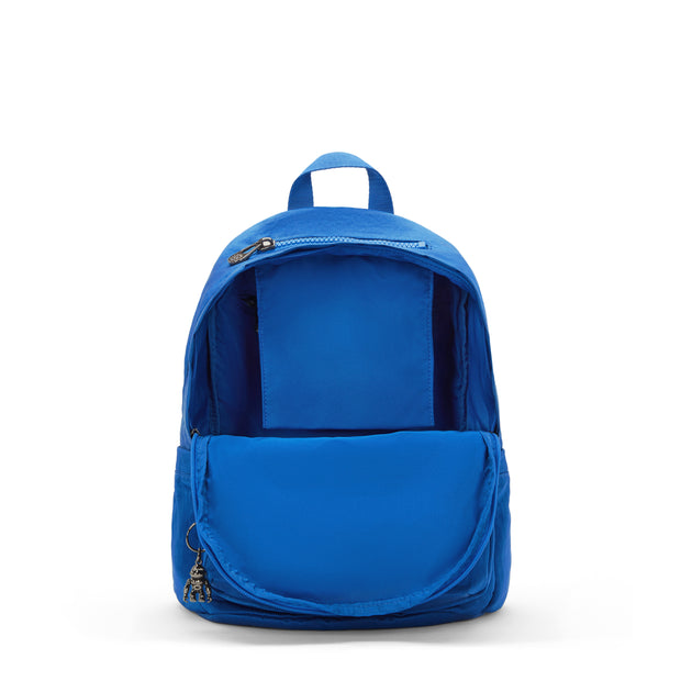 KIPLING Medium Backpack Female Satin Blue Delia
