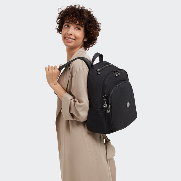 KIPLING Medium Backpack Female Endless Black Delia