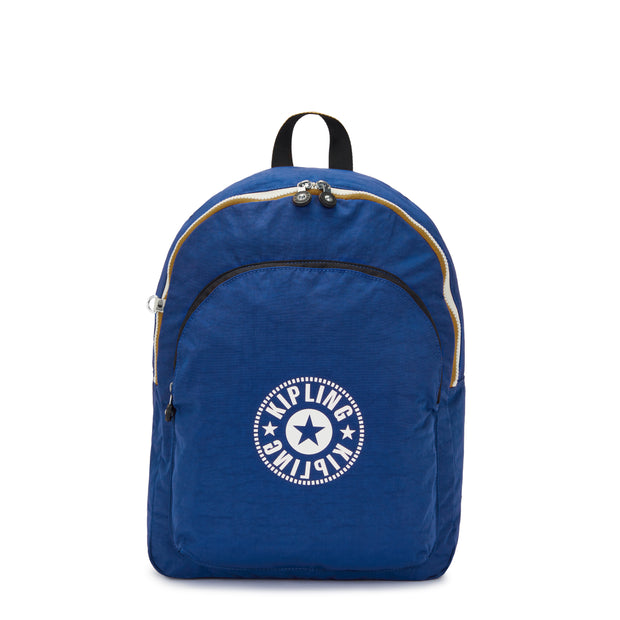 KIPLING Large Backpack Unisex Deep Sky Blue C Curtis L