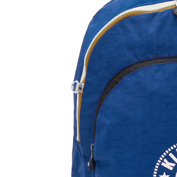 Kipling Large Backpack Unisex Deep Sky Blue C Curtis L