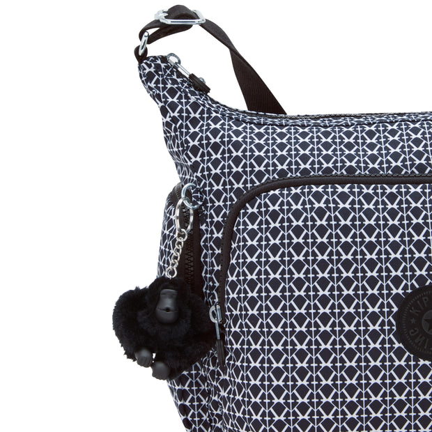 KIPLING Large Crossbody Bag with Adjustable Straps Female Signature Print Gabb  -  I6525-DD2