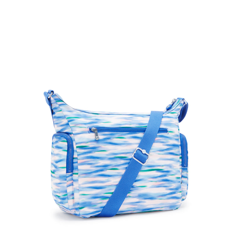 KIPLING Large Crossbody Bag with Adjustable Straps Female Diluted Blue Gabb  -  I6525-TX9