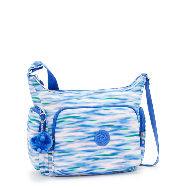 KIPLING Large Crossbody Bag with Adjustable Straps Female Diluted Blue Gabb  -  I6525-TX9