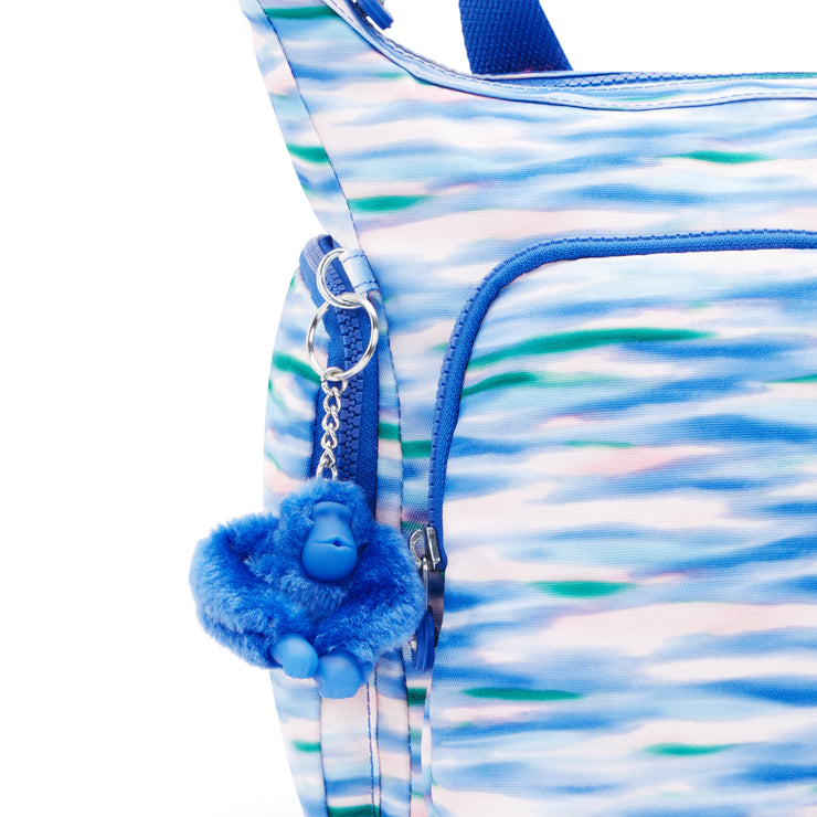 KIPLING Large Crossbody Bag with Adjustable Straps Female Diluted Blue Gabb  -  I6525-TX9