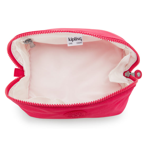 KIPLING Small Toiletry Bag with Pockets Female Confetti Pink Mirko S