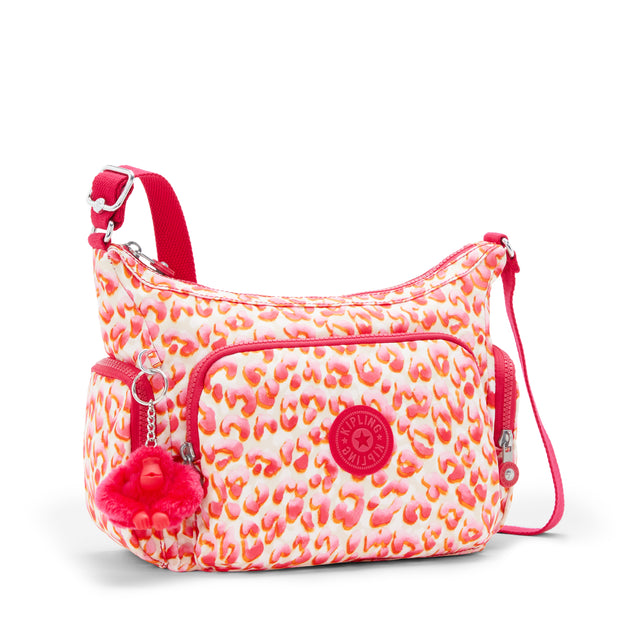 KIPLING Medium Crossbody Bag with Adjustable Straps Female Latin Cheetah Gabb S  -  I6607-6LX