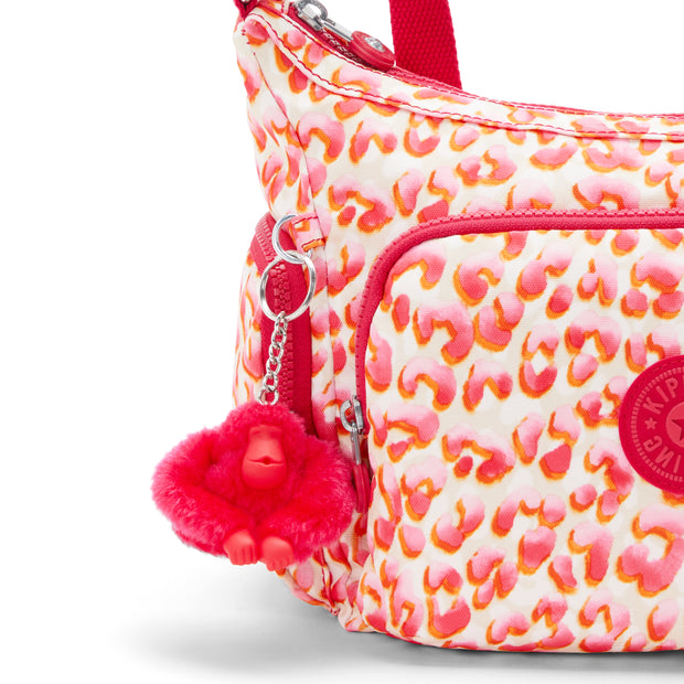 KIPLING Medium Crossbody Bag with Adjustable Straps Female Latin Cheetah Gabb S  -  I6607-6LX