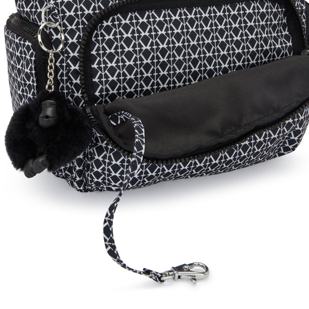 KIPLING Medium Crossbody Bag with Adjustable Straps Female Signature Print Gabb S