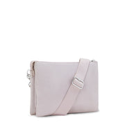 KIPLING Medium crossbody (with removable strap) Female Gleam Silver Riri L