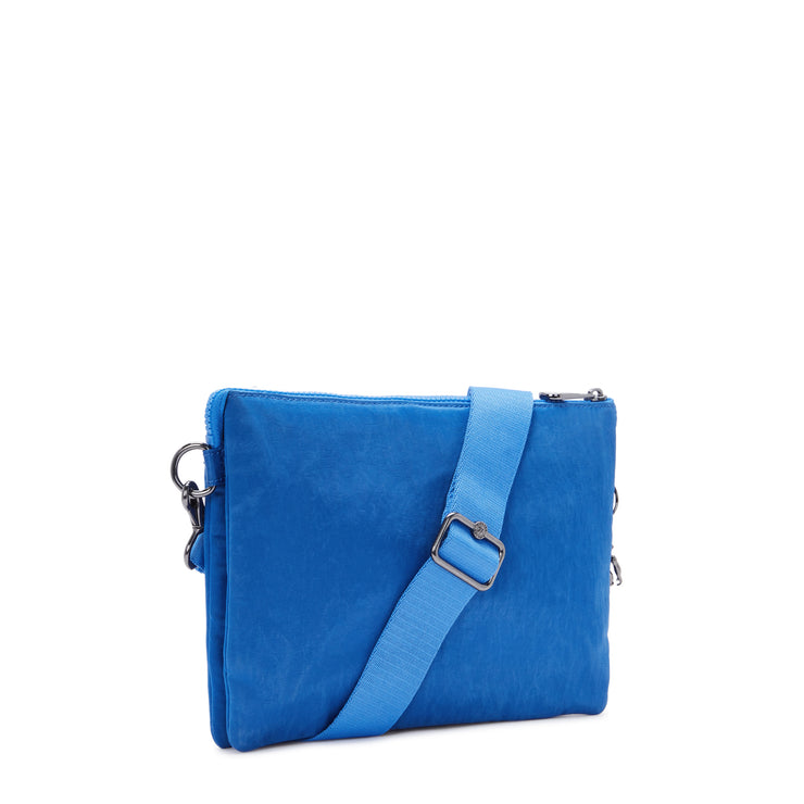 KIPLING Medium crossbody (with removable strap) Female Satin Blue Riri L