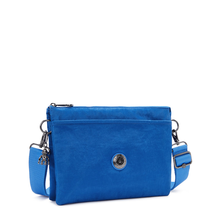 KIPLING Medium crossbody (with removable strap) Female Satin Blue Riri L  -  I6679-S9H