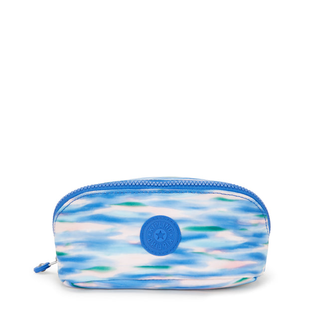 KIPLING Small Toiletry Bag with Pockets Female Diluted Blue Mirko S