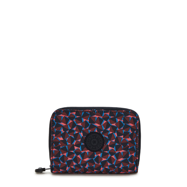 KIPLING Medium Wallet Female Happy Squares Money Love