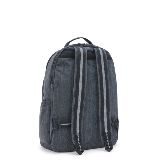 KIPLING Large backpack (with laptop compartment) Unisex Marine Navy Seoul Lap