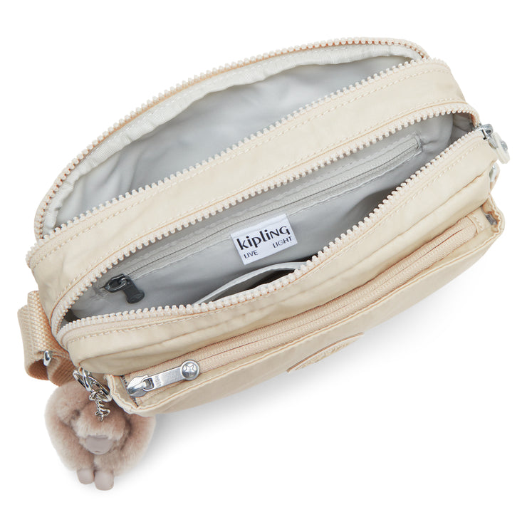 KIPLING Medium crossbody Female Beige Pearl Abanu M